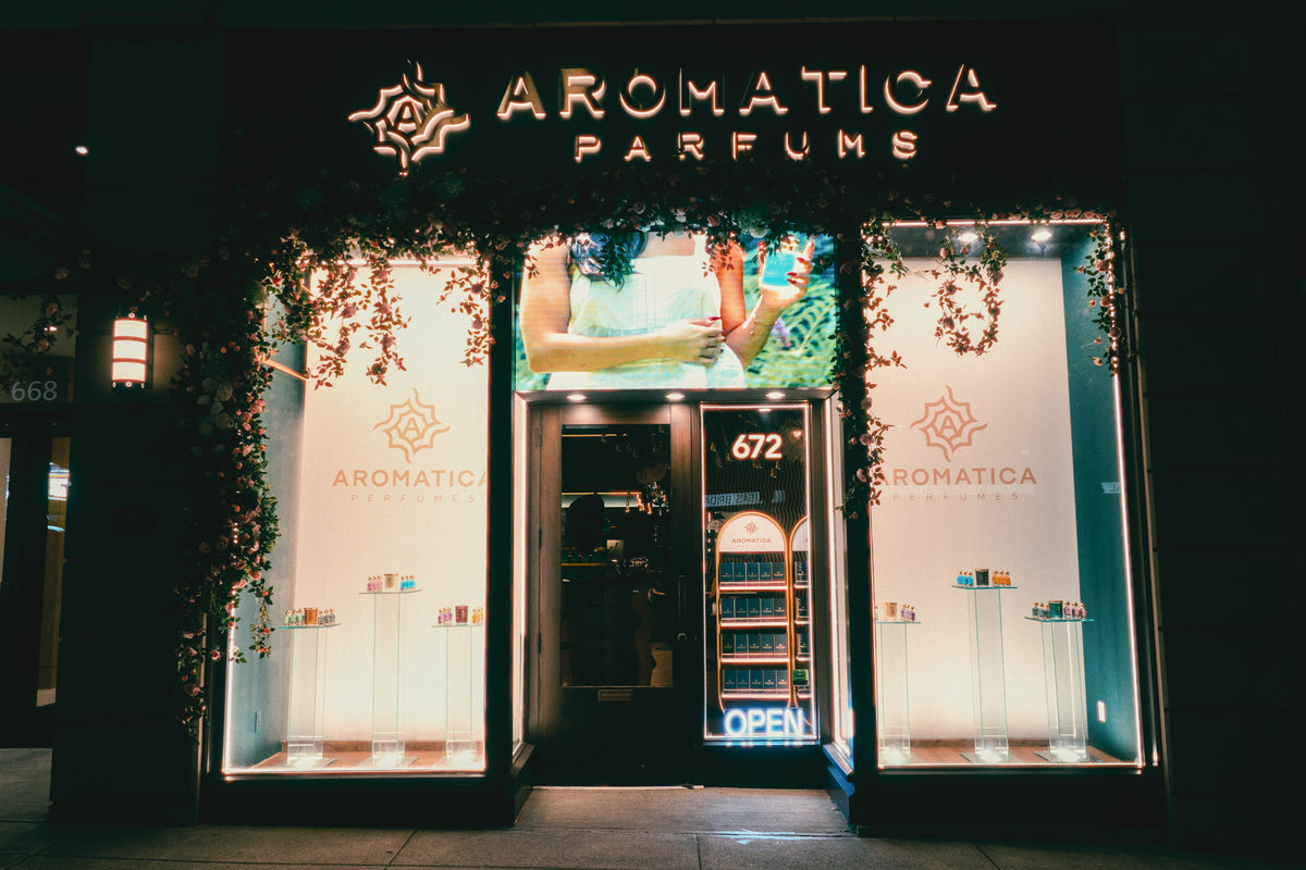 Inside the Aromatica Parfums boutique in New Westminster